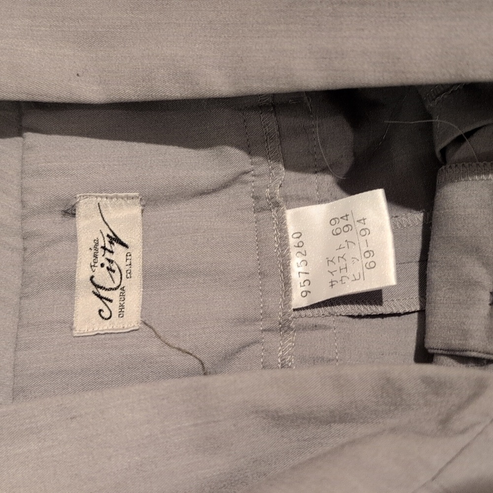 Misty Lane - Vintage 1970s Stylish Gray Buttoned Jumpsuit - Picture 8 of 14